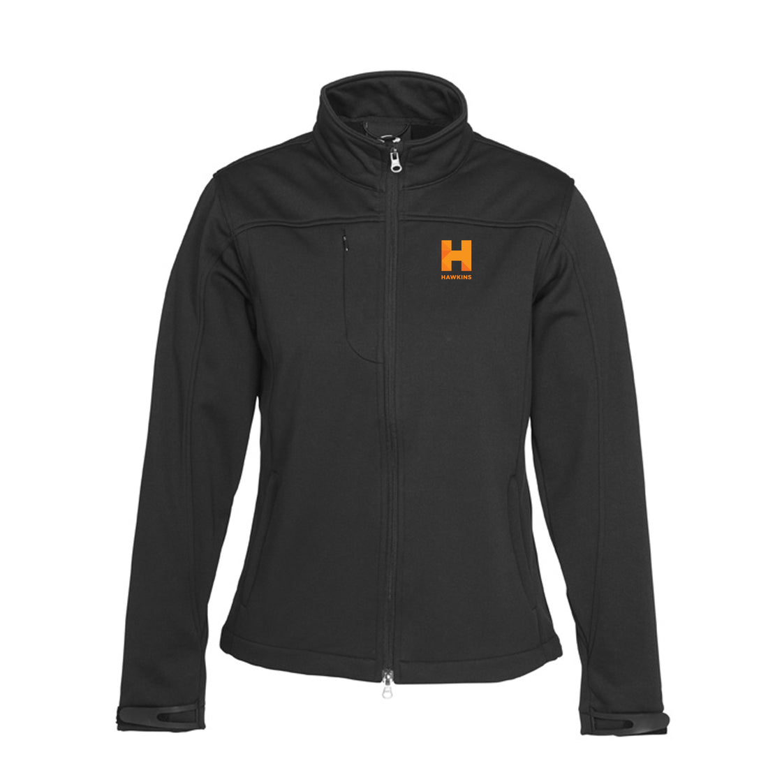 WOMENS SOFTSHELL JACKET - BLACK