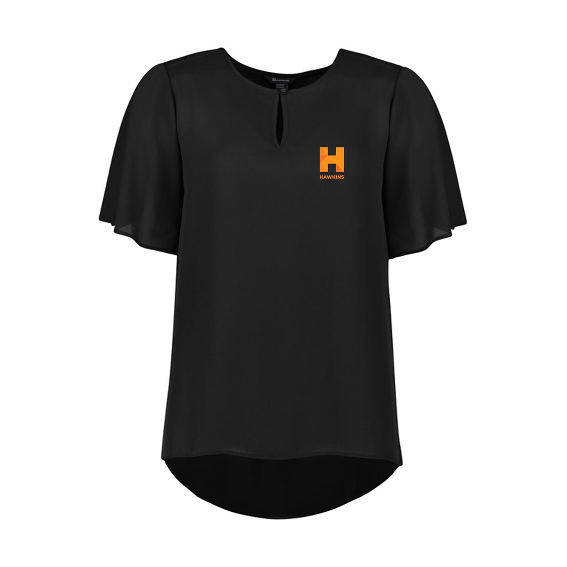 WOMENS VIENNA S/S BLOUSE - BLACK