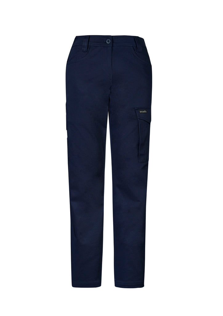MENS ESSENTIAL BASIC STRETCH CARGO PANT - NAVY