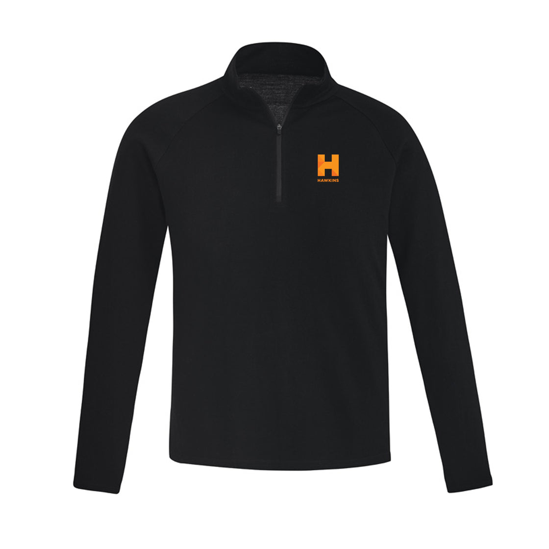 UNISEX MERIONO WOOL MID-LAYER PULLOVER - BLACK